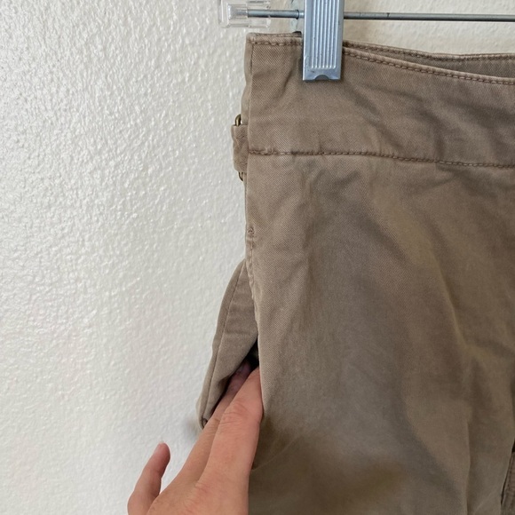 Mother Women’s Khaki Wide Leg Pants High Rise Button Fly Fit 26 Casual Pants - Picture 3 of 9